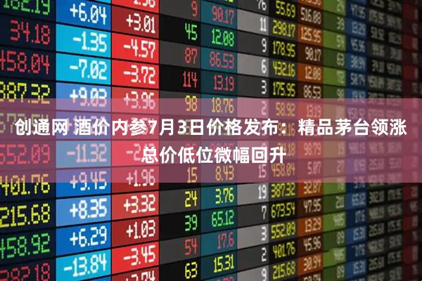 创通网 酒价内参7月3日价格发布：精品茅台领涨 总价低位微幅回升