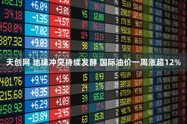 天创网 地缘冲突持续发酵 国际油价一周涨超12%